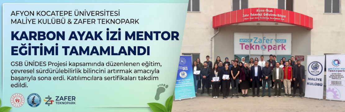 Karbon Ayak İzi Mentor Eğitimi Tamamlandı
