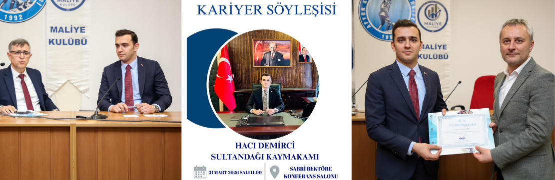 Sultandağı Kaymakamı Demirci, İİBF Maliye Bölümü Öğrencileriyle Buluştu